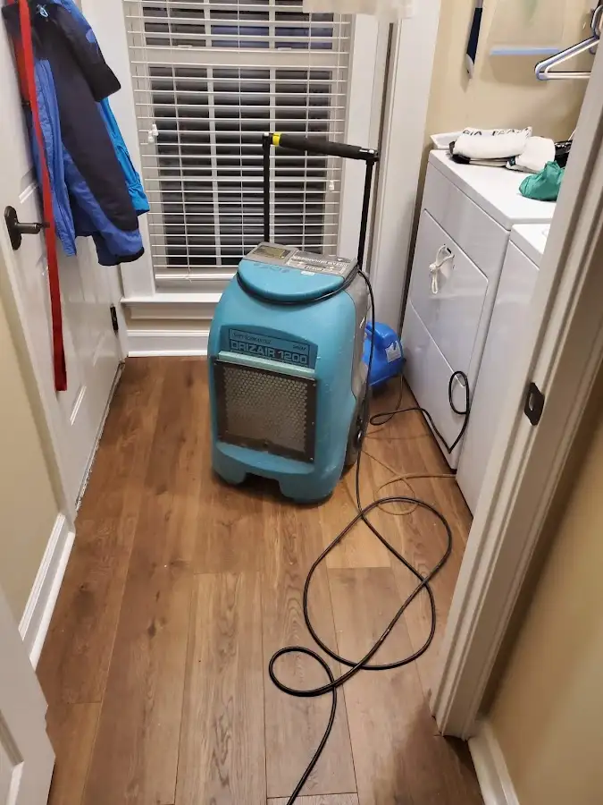 Commercial dehumidifier deployed for Flood Damage Cleanup in Waggaman